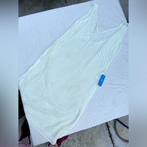 Cupshe Women's Solid Hollow Out Sleeveless V Neck Cover up